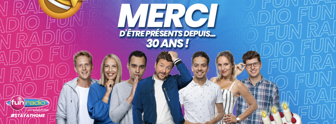 Aujourd'hui, Fun Radio Belgique a 30 ans