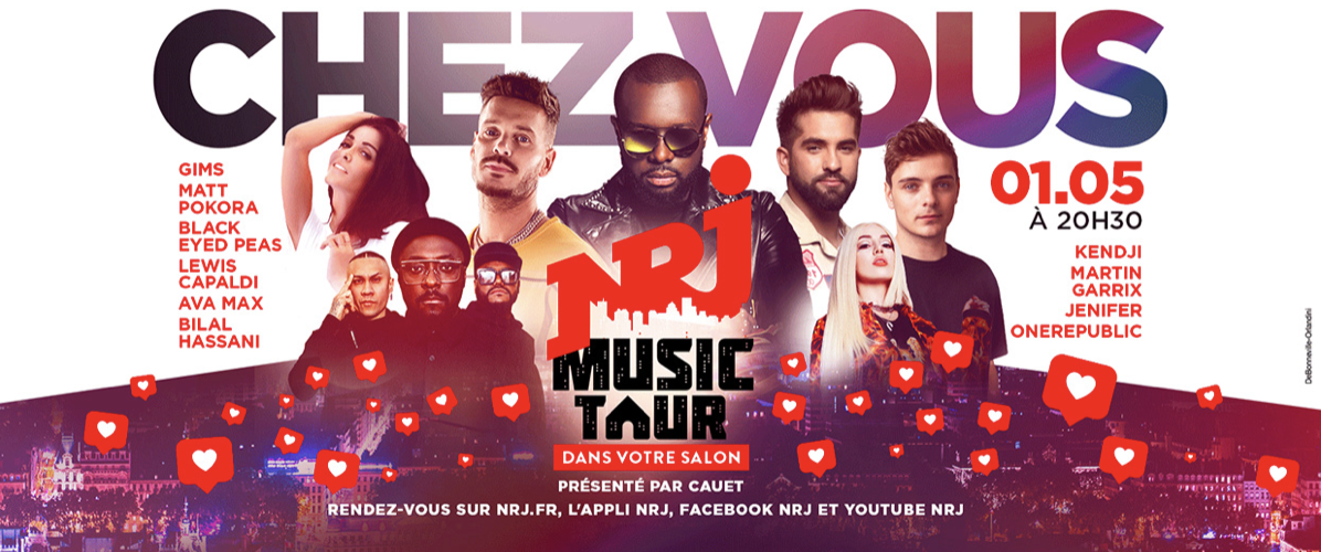 Le "NRJ Music Tour dans ton salon" a réuni l'équivalent de 20 Stades de France 