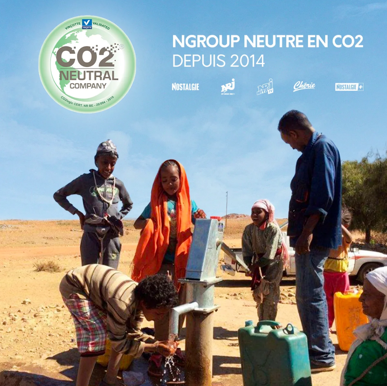 NGroup, le seul groupe média neutre en CO2 en Belgique
