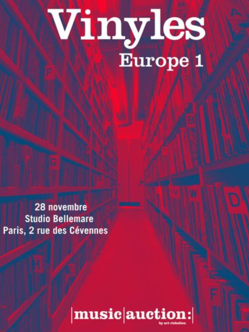 Europe 1 organise une vente des vinyles de sa discothèque