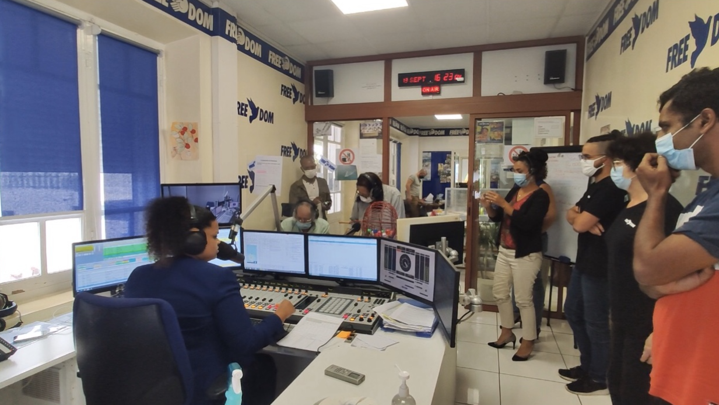 Le nouveau studio de Radio Free Dom installé en 2020