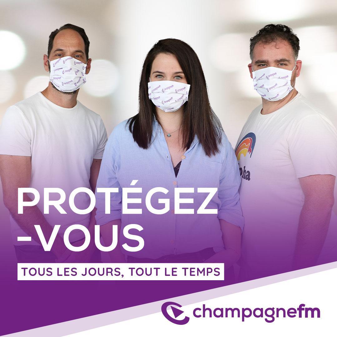 Tests Covid-19 et vaccination à Champagne FM