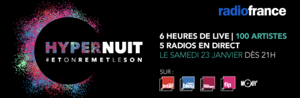 Radio France prépare son "Hypernuit" sur 5 radios