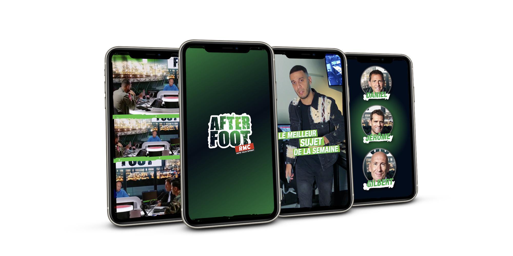 RMC : l'émission "L'After Foot" arrive sur Snapchat