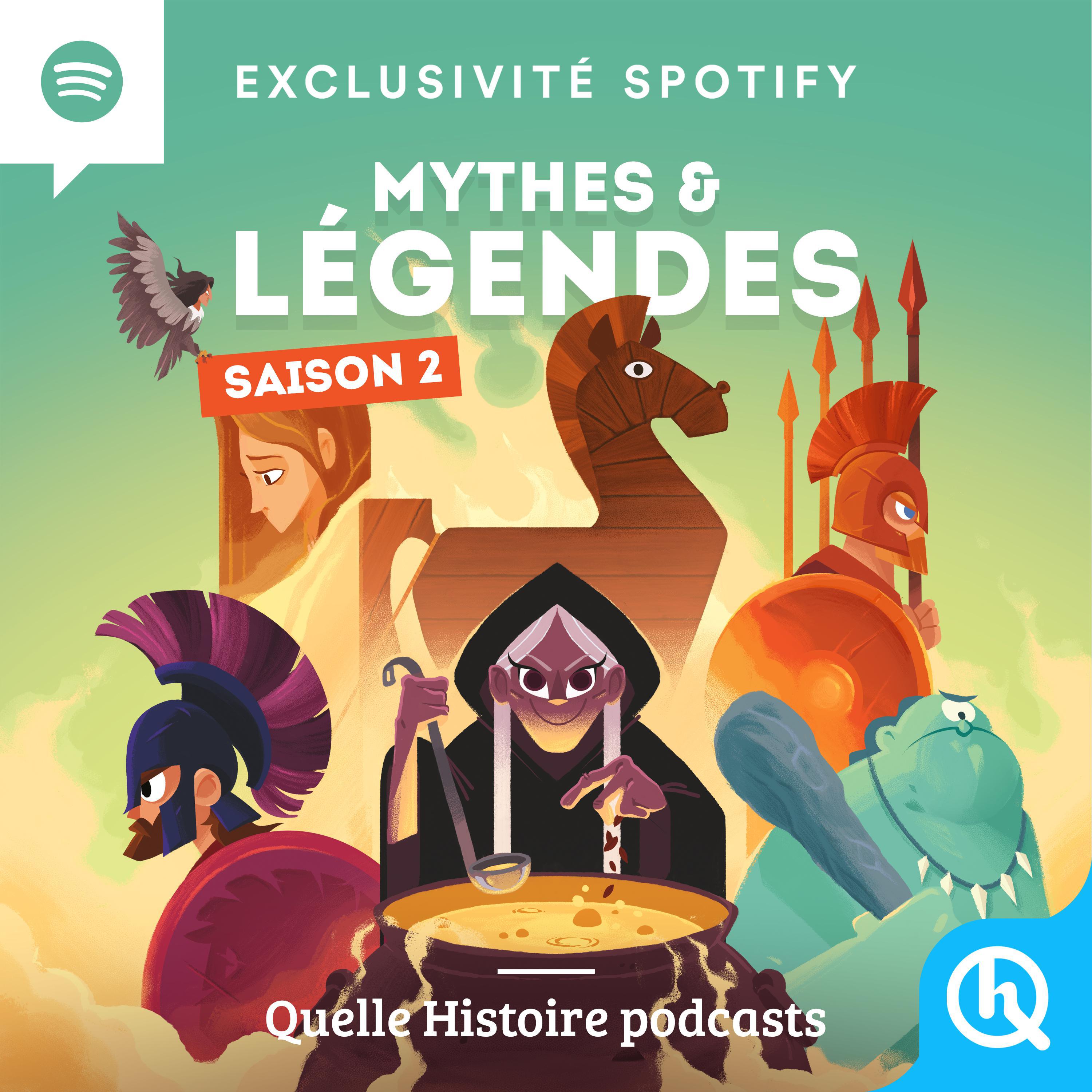 La série audio à succès "Mythes & Légendes" diffusée gratuitement sur Spotify