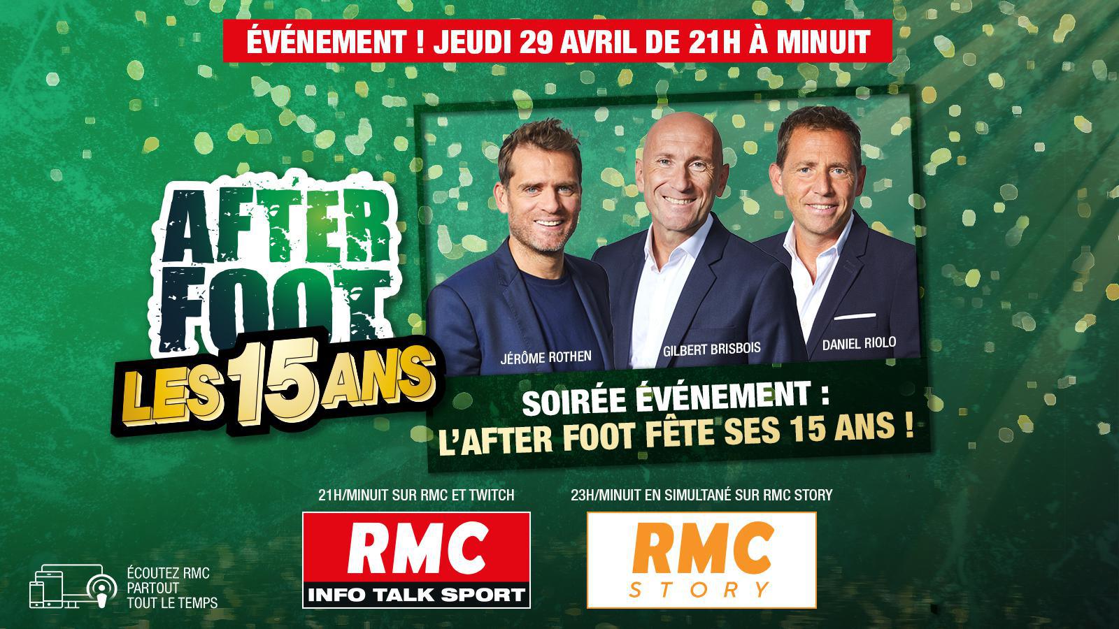 Ce soir, l'émission "After Foot" fête ses 15 ans