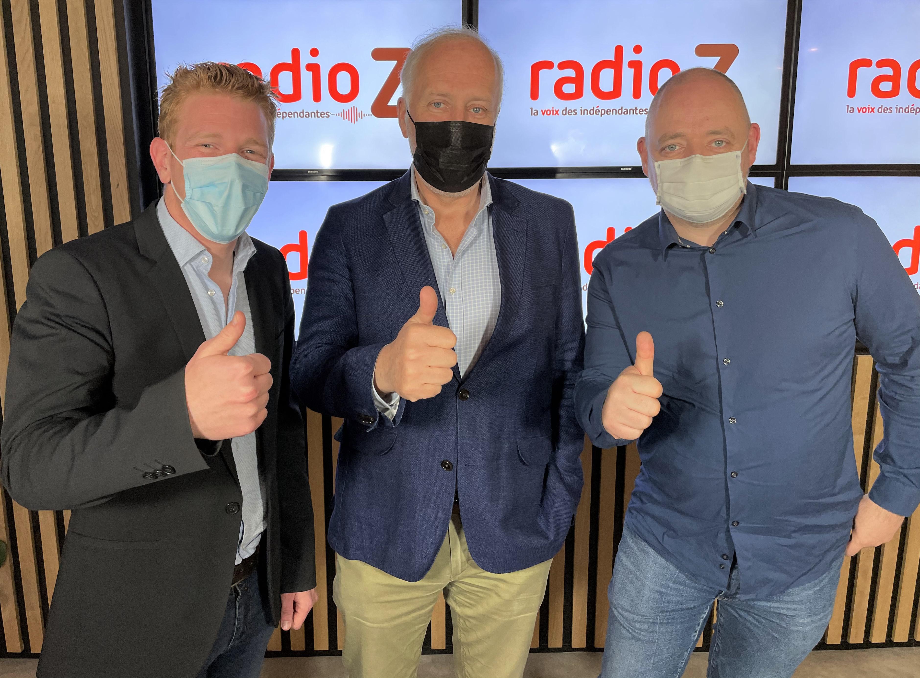 Nicolas Boulart, Philippe Sala et Bernard Baudaux