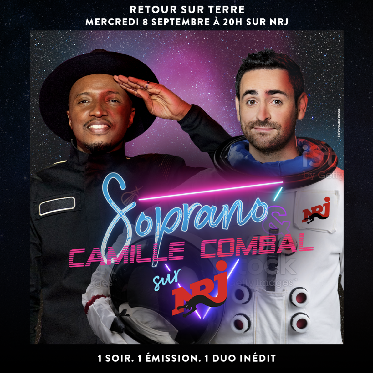 Soprano et Camille Combal de retour sur la planète NRJ