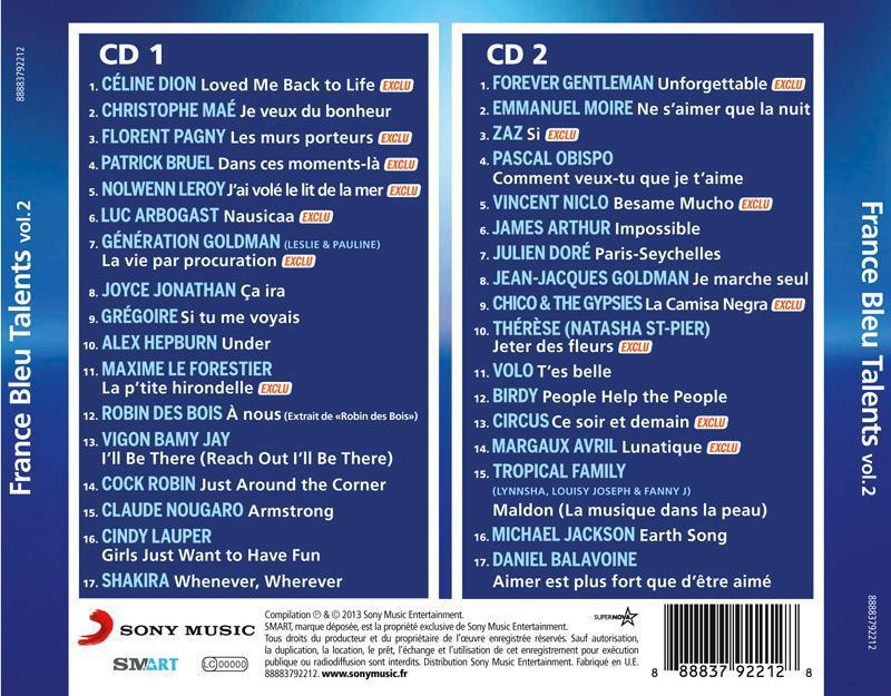 Des talents dans une double compilation