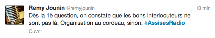 Les Twittos aux Assises de la Radio