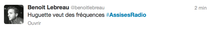 Les Twittos aux Assises de la Radio
