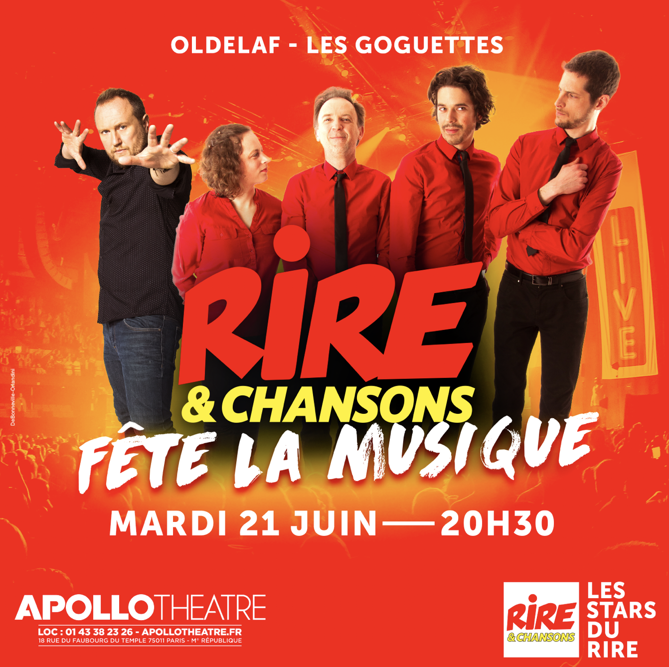 Rire & Chansons fête aussi la musique