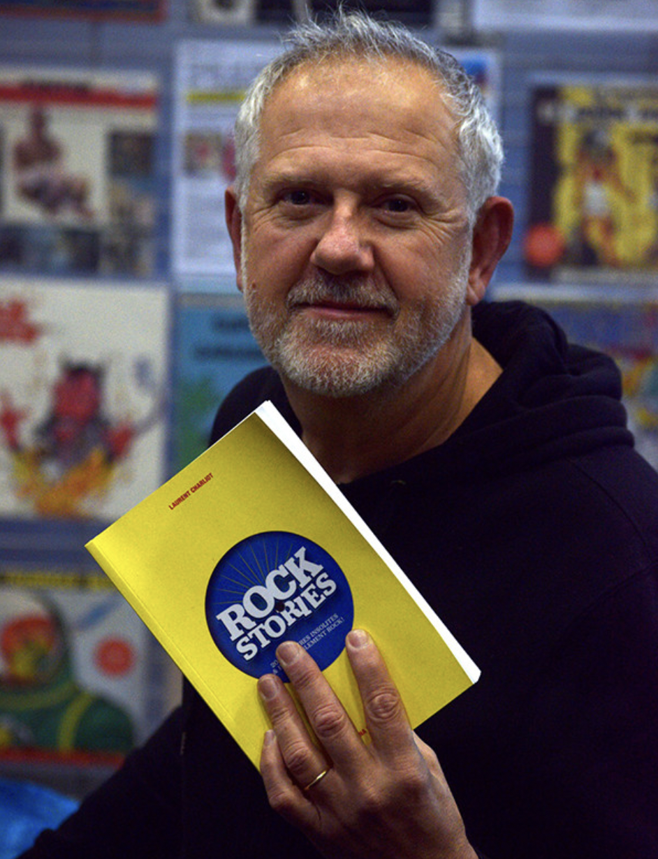 Laurent Charliot est né en 1965 et vit en Vendée. Il est l’auteur de nombreux ouvrages sur le rock, spécialiste de la scène nantaise, conférencier et commissaire d’expositions, journaliste et chroniqueur, réalisateur et animateur radio et TV