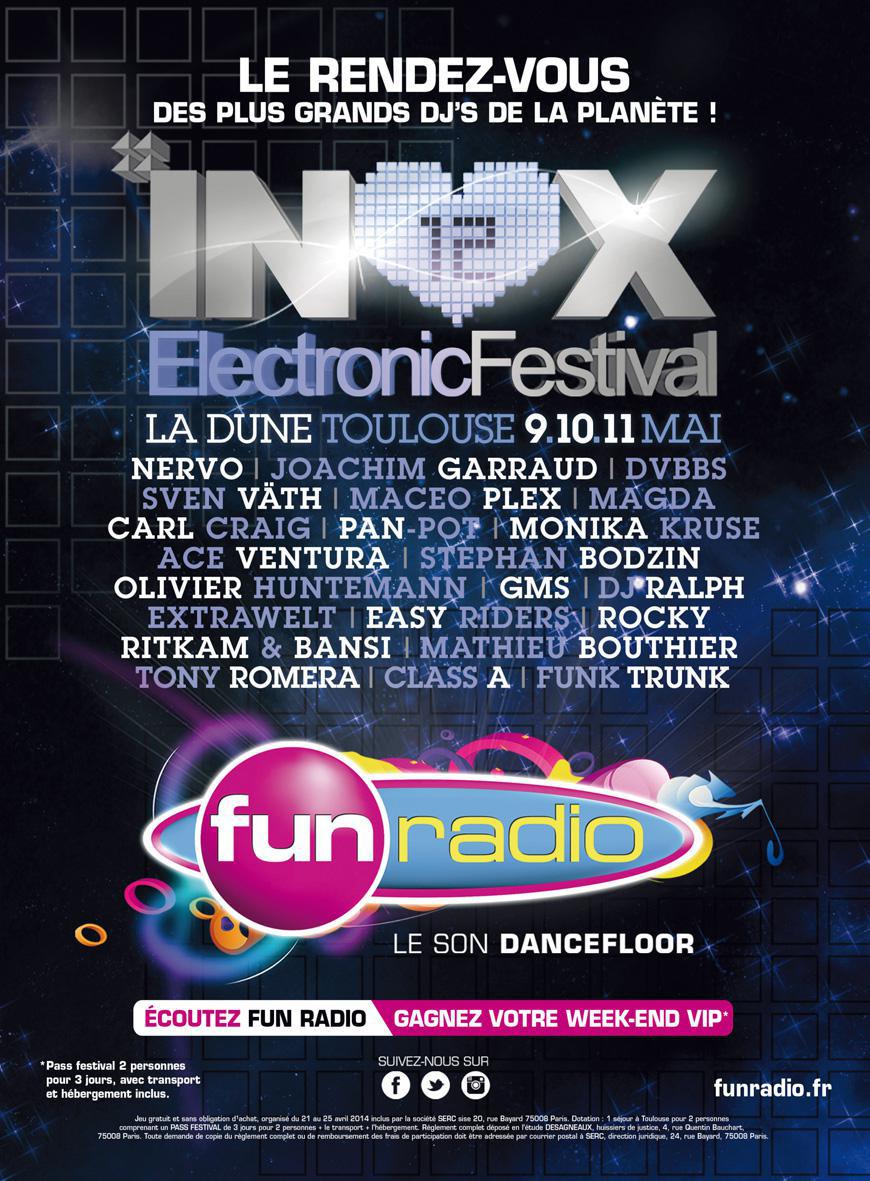 Fun Radio en direct de l'INOX Festival