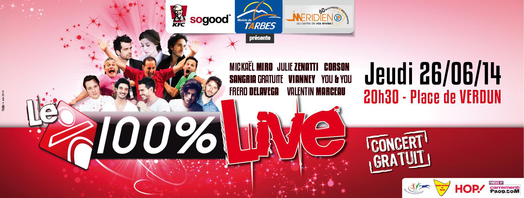 100% : nouveau "100% Live" à Tarbes