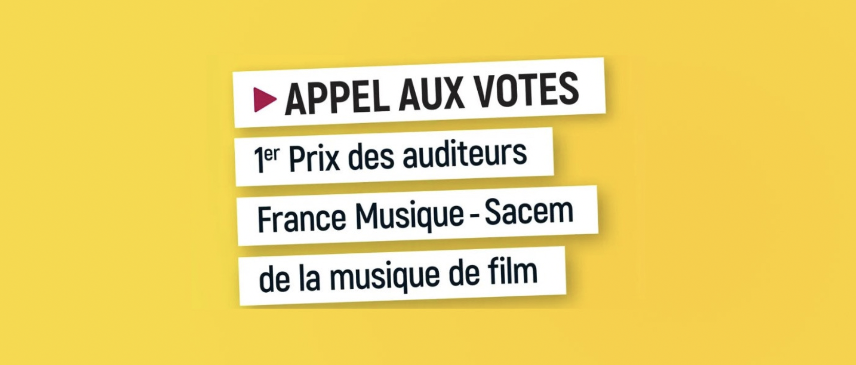 France Musique lance le prix des auditeurs de la musique de films avec la Sacem