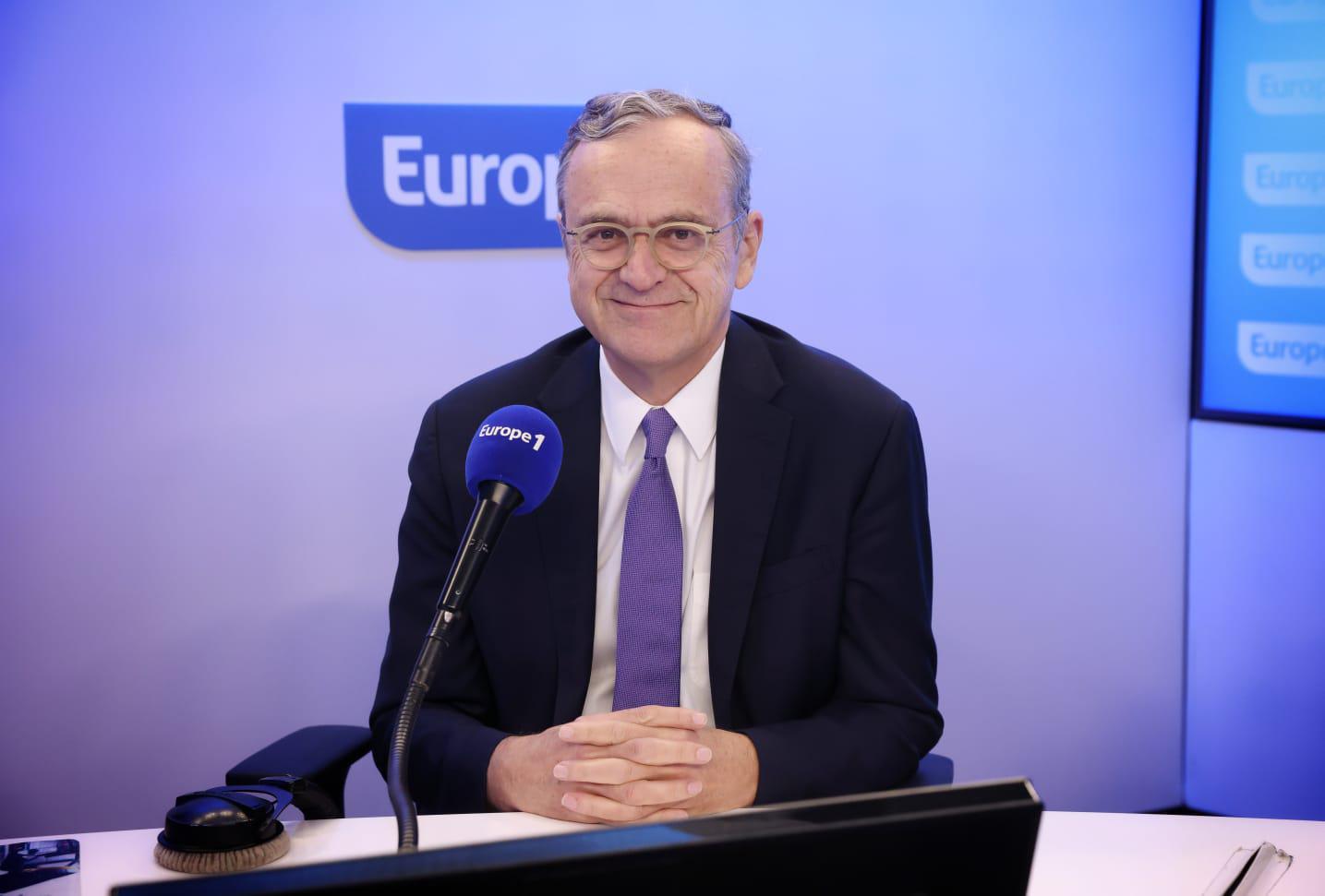 La semaine dernière, Roch-Olivier Maistre, président de l'Arcom, était sur Europe 1 © Frédéric Bukajlo - Capa Pictures