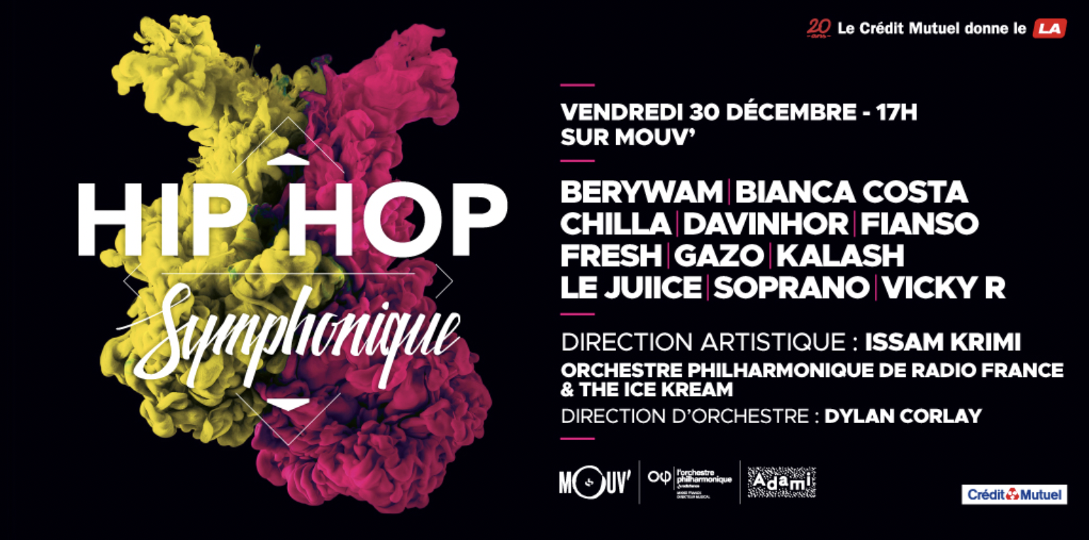 "Hip Hop Symphonique" diffusé sur Mouv' et Canal+