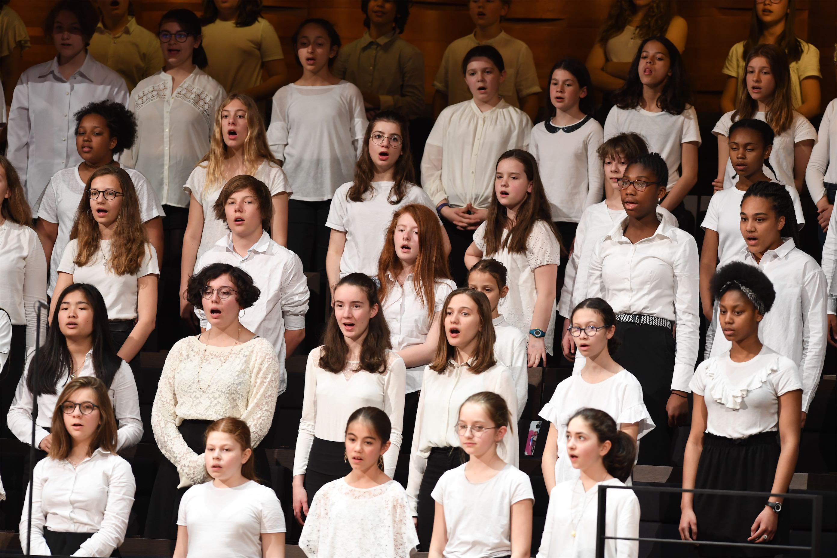 Concert de restitution des élèves de l'Académie de Paris pour le bicentenaire Berlioz en 2019 © Christophe Abramowitz