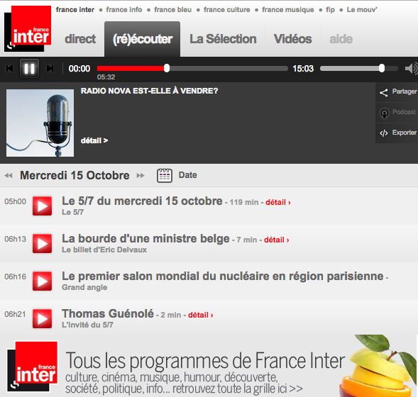 Nova : Bruno Delport s'explique sur France Inter