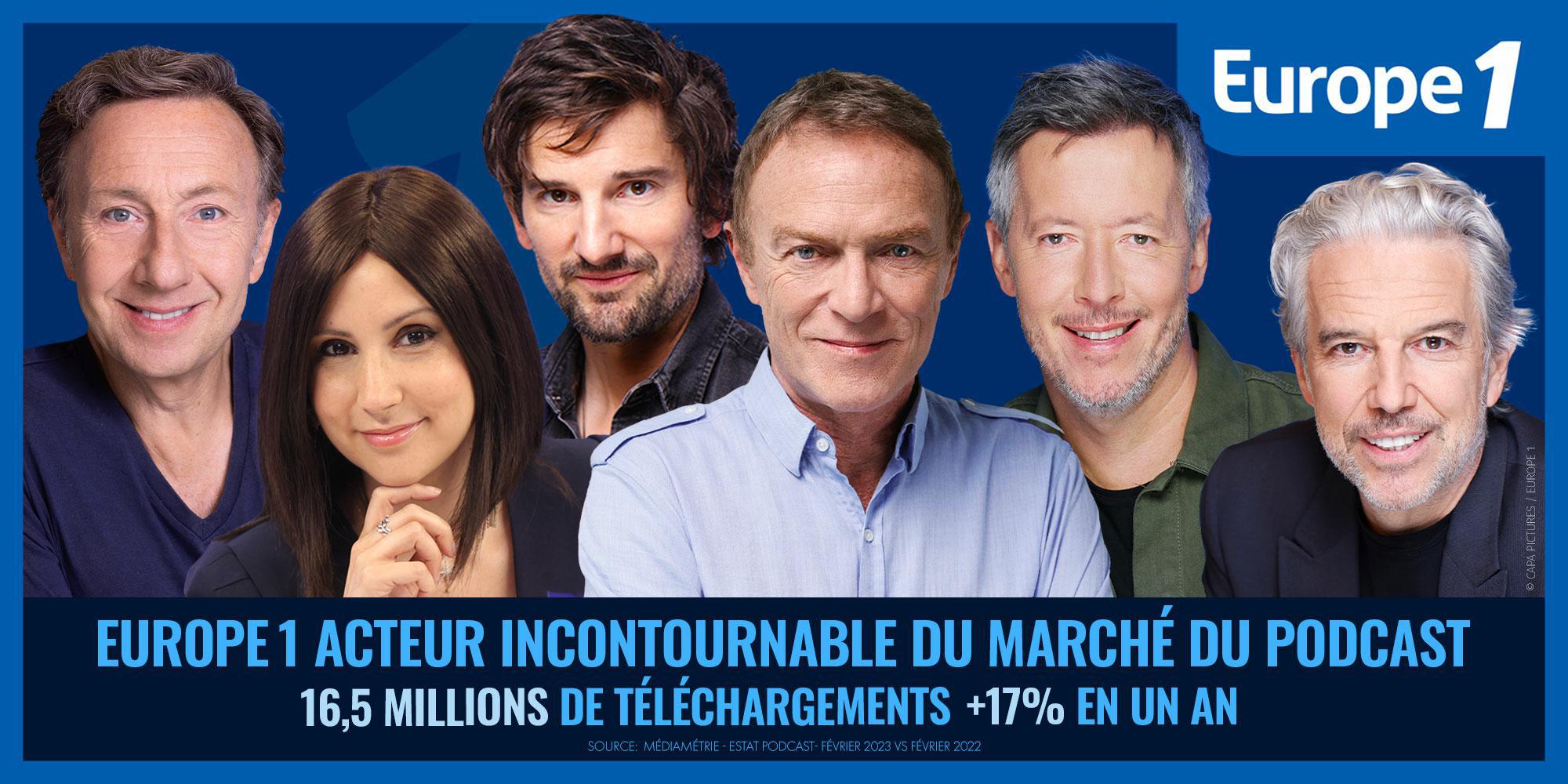 Europe 1 : plus de 16 millions de téléchargements de replays