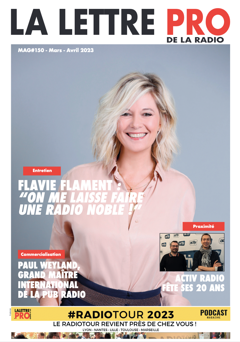 Téléchargez le 150e numéro de La Lettre Pro de la Radio