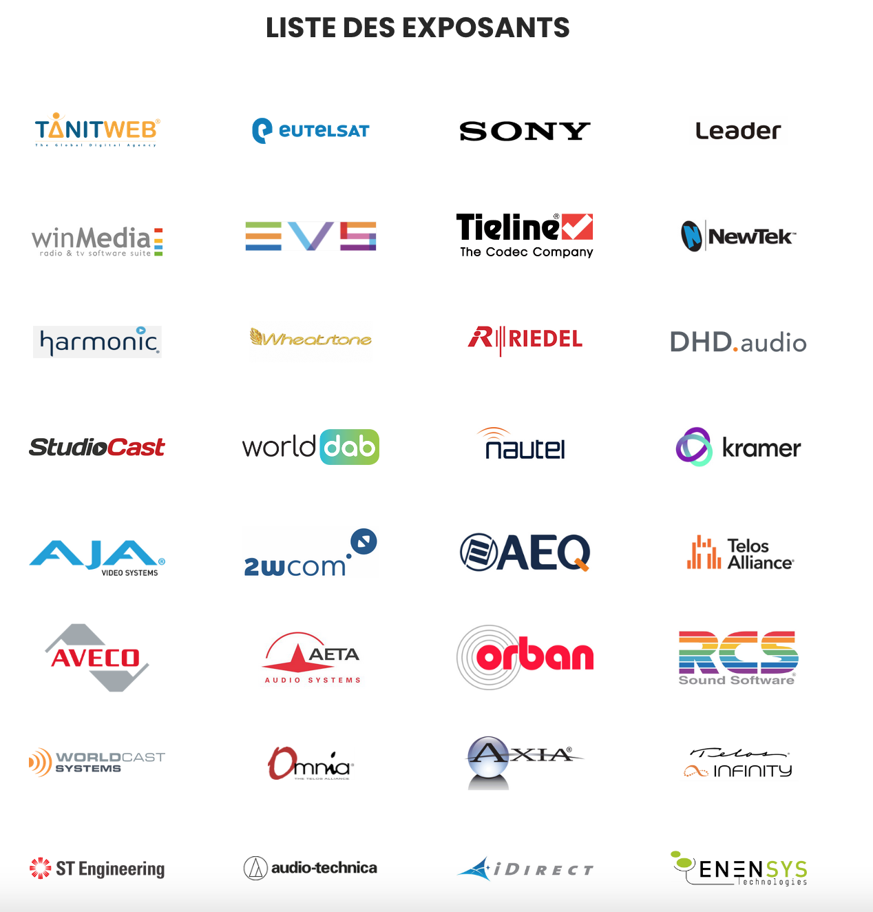 Les exposants du CBD 2023