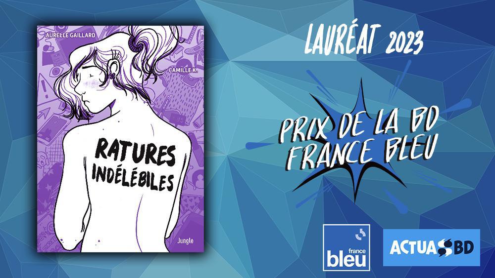L'album "Ratures indélébiles", lauréat du prix France Bleu de la BD 2023