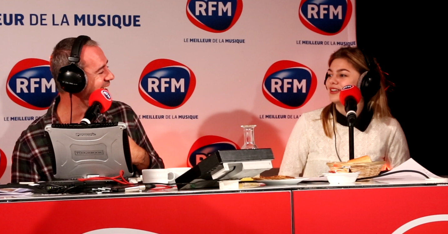 Bruno Roblès et Louane dans "Le Meilleur des Réveils" © RFM