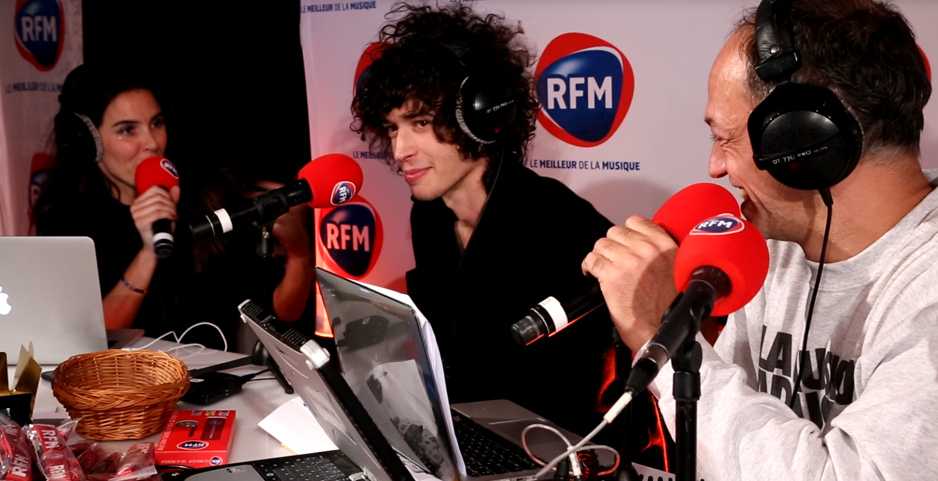 Sophie Coste, Julian Perretta et Guillaume Aubert © RFM