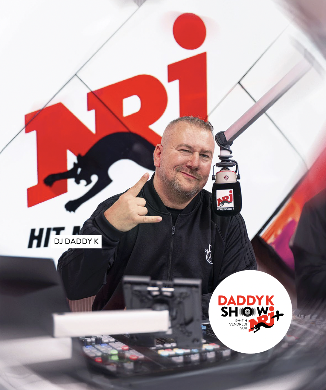 DJ Daddy K arrive sur NRJ+ tous les vendredis soir de 19h à 21h. Ancien DJ du groupe Benny B, il a côtoyé les plus grands comme Bruno Mars, Lady Gaga, Beyoncé ou encore Rihanna. En 2023, le "King Of DJ", va faire vibrer NRJ+ avec un show musical dont il a le secret...