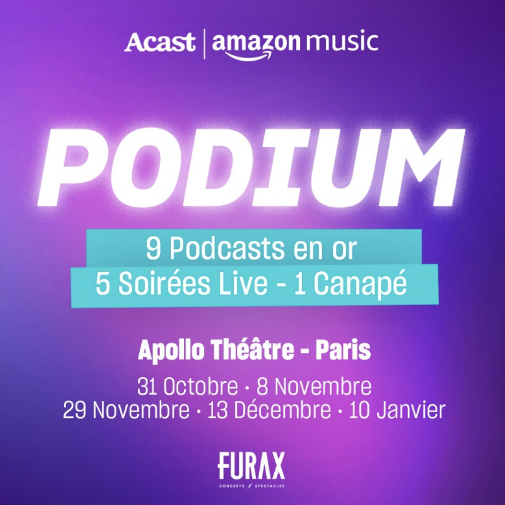 "Podium", une série d'enregistrements de podcasts en public