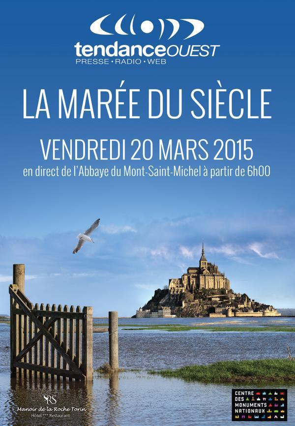 Les grandes marées sur Tendance Ouest