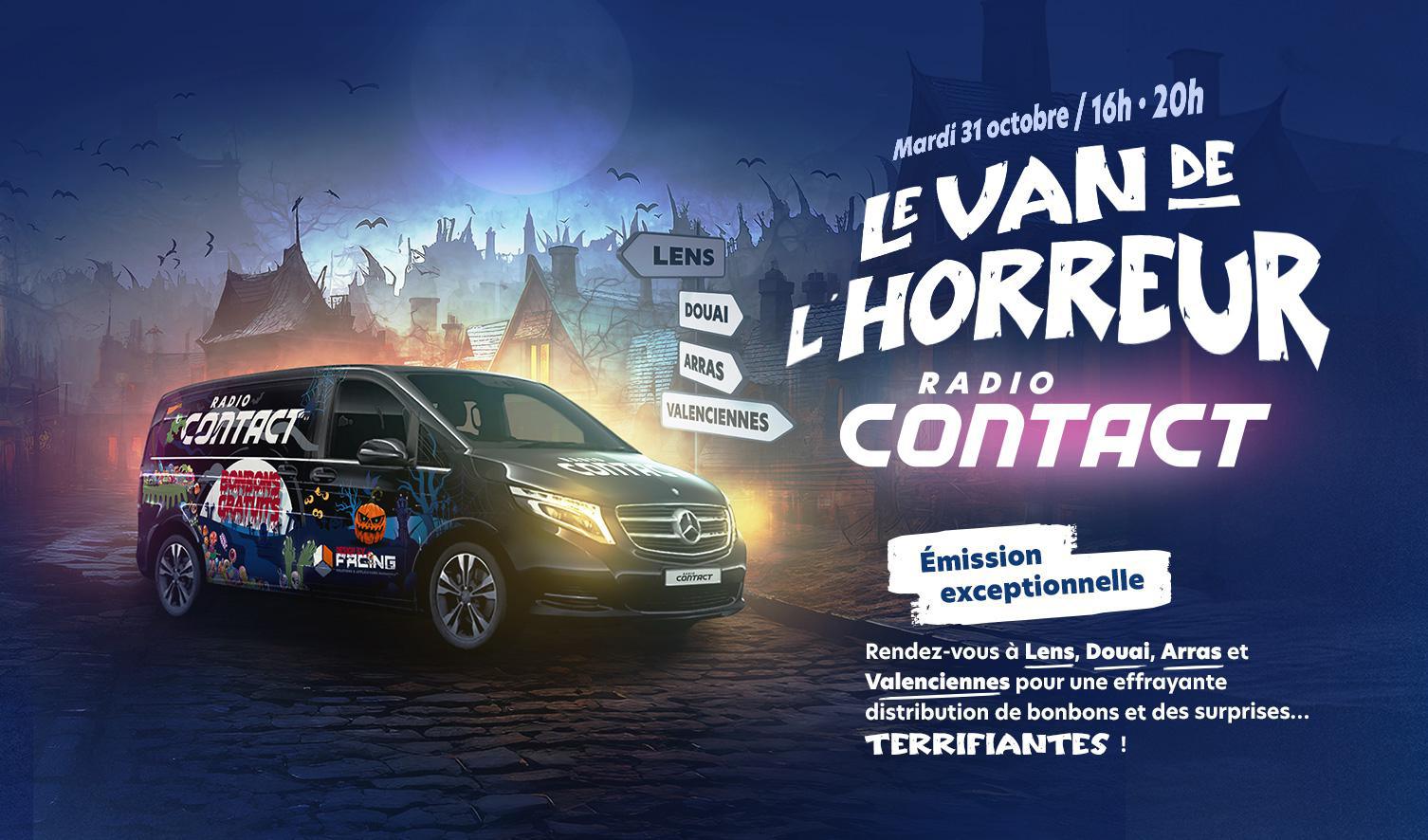 "Le Van de l’Horreur" de Radio Contact en route pour Halloween