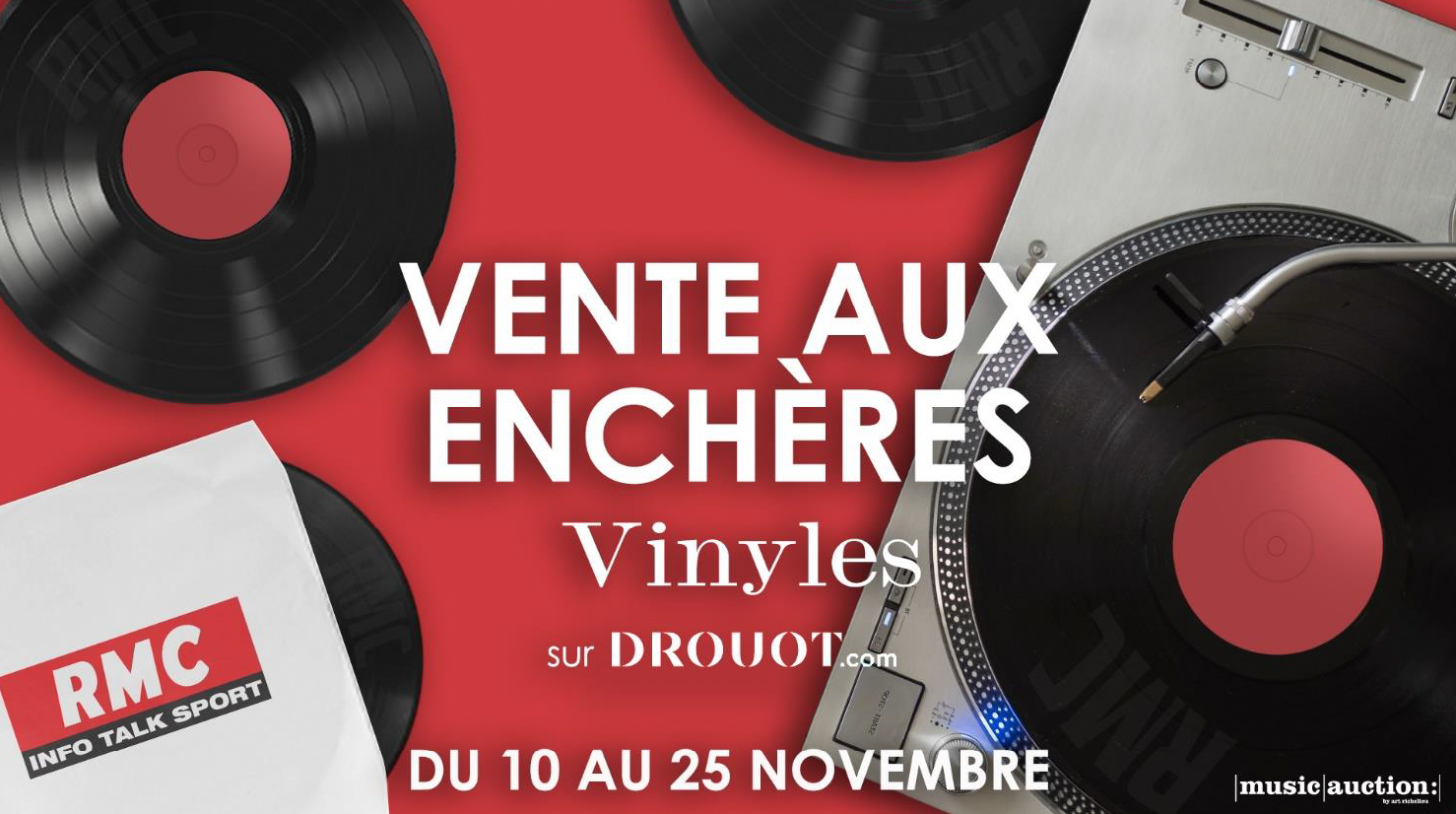 RMC se sépare d'une partie de sa collection de vinyles