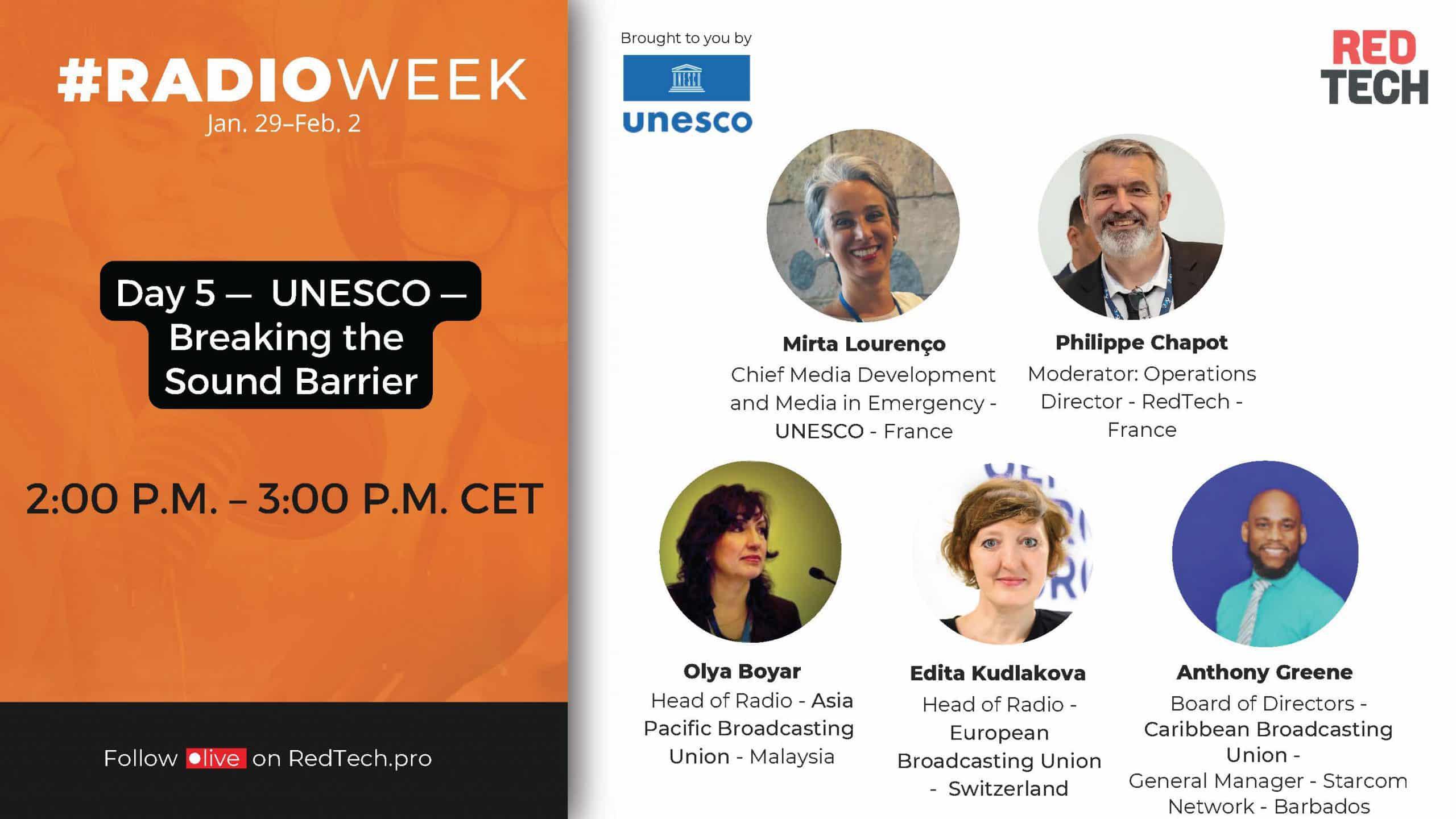 L'équipe de RedTech organise une nouvelle RadioWeek