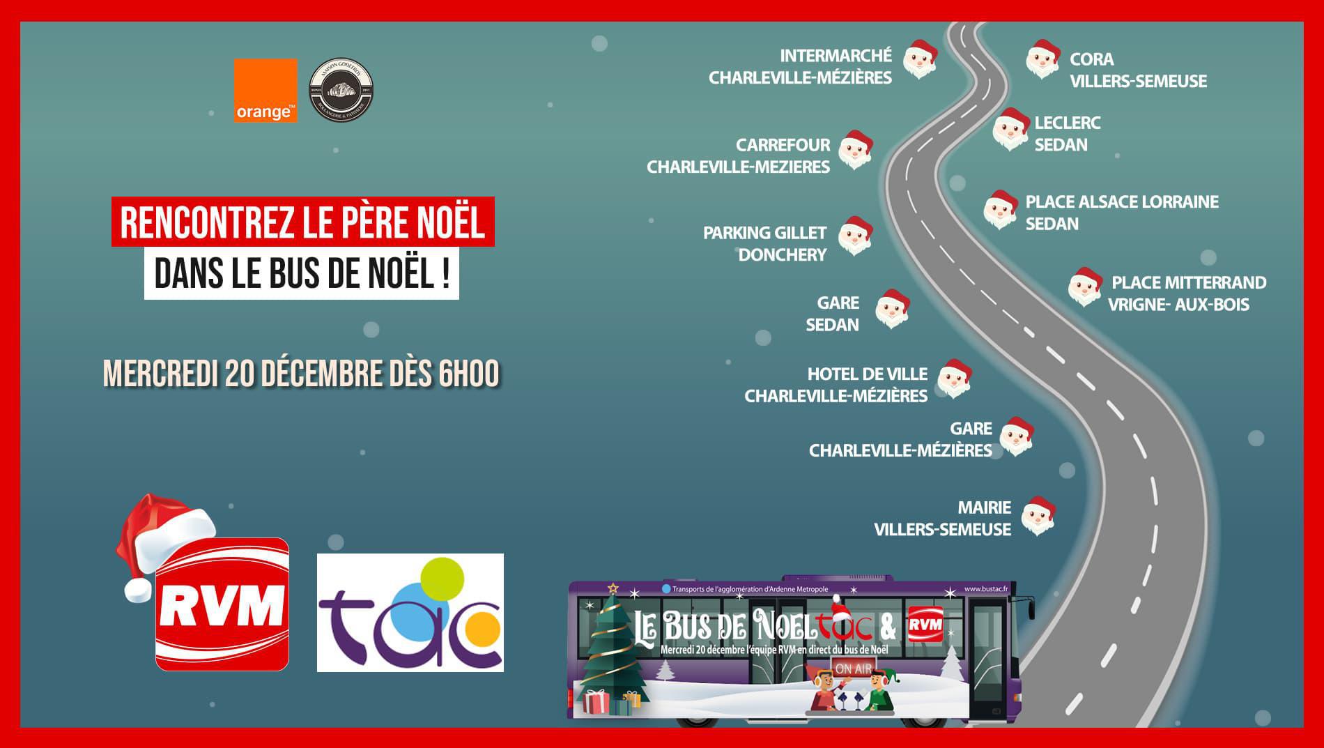 RVM démarre son bus de Noël