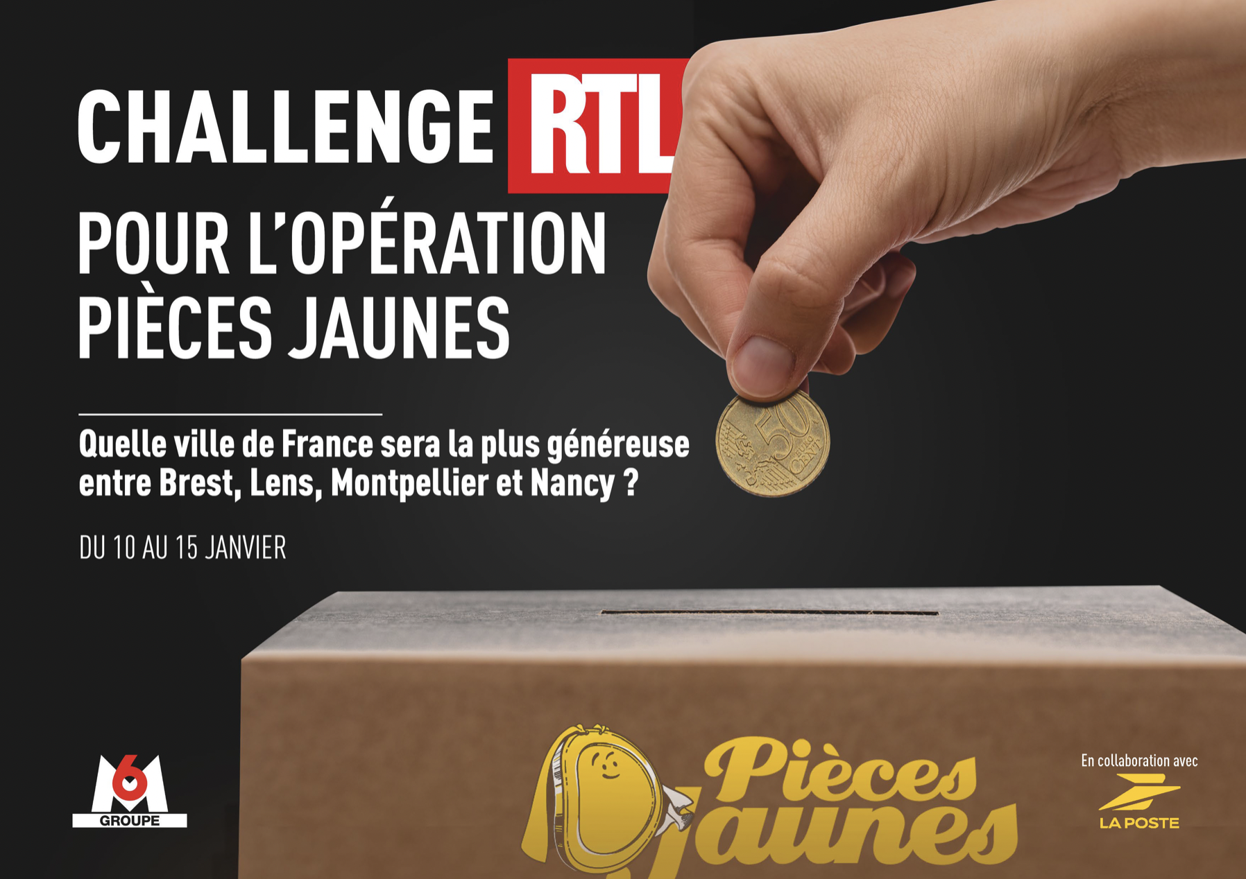 RTL partenaire de l'opération Pièces Jaunes