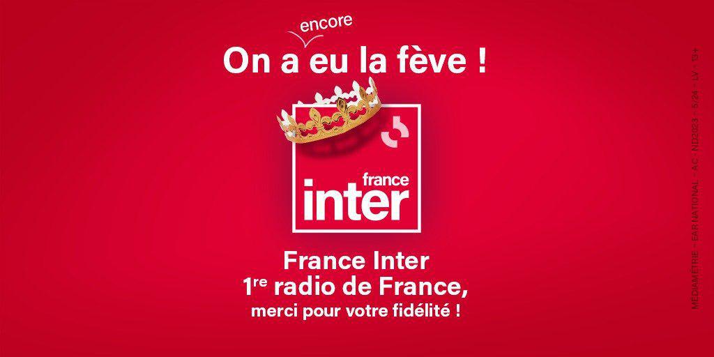 France Inter, leader pour la 20e vague consécutive