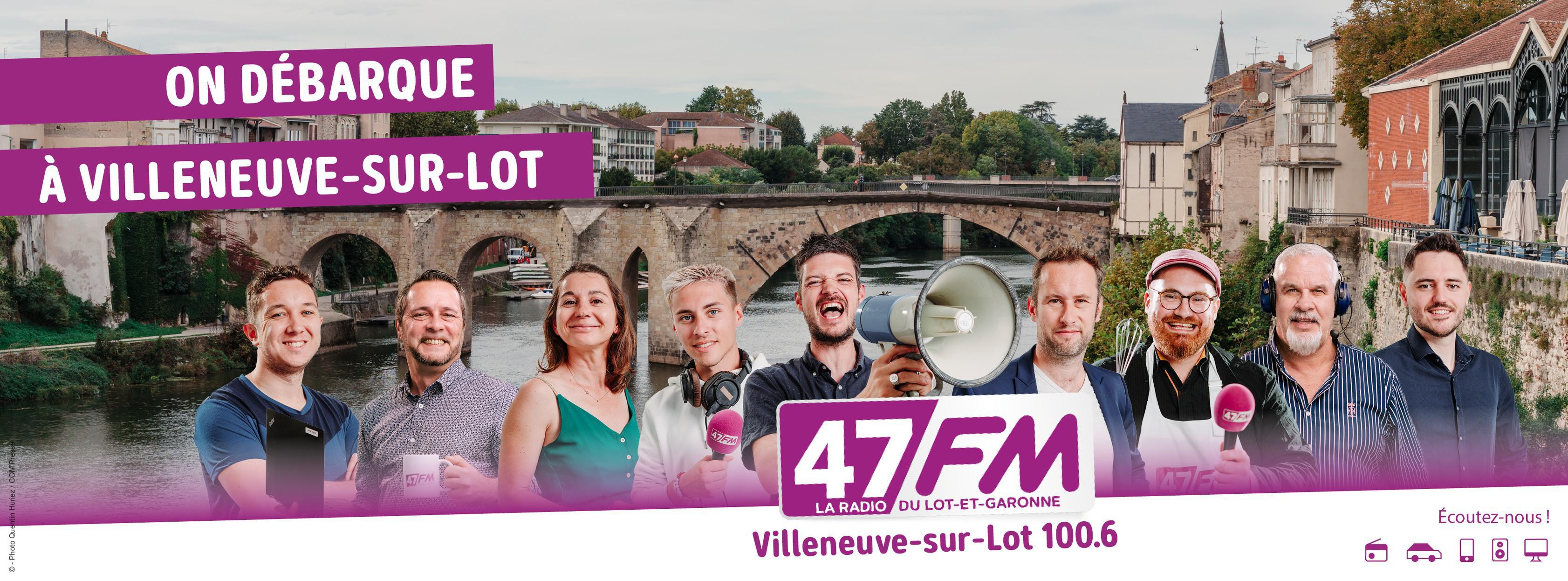 47FM : une semaine de délocalisation à Villeneuve-sur-Lot