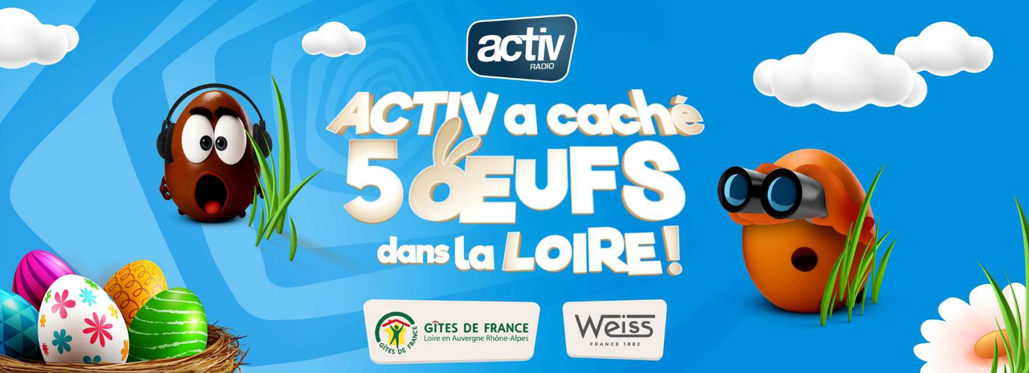 Activ Radio a caché 5 œufs dans la Loire