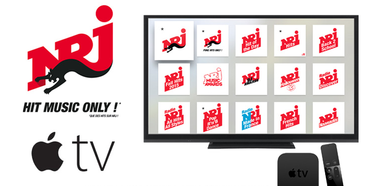 NRJ : un monde de Hits sur l'Apple TV