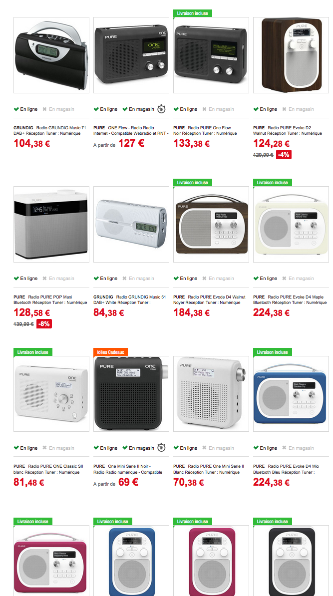 Auchan commercialise des récepteurs RNT