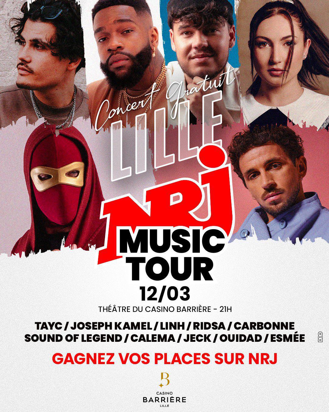 Le NRJ Music Tour lance son édition 2025 à Lille