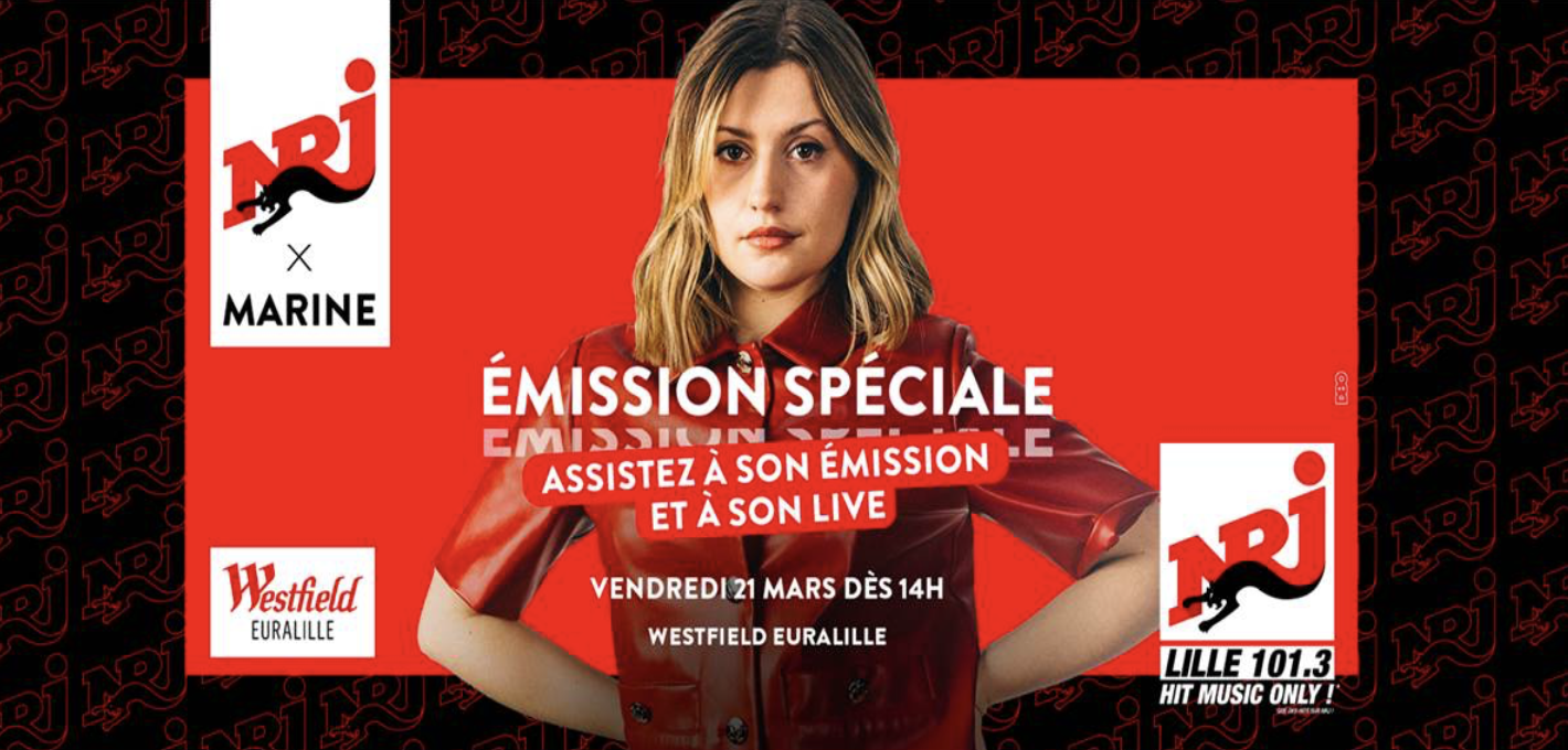 Un concert exclusif de Marine avec NRJ Lille