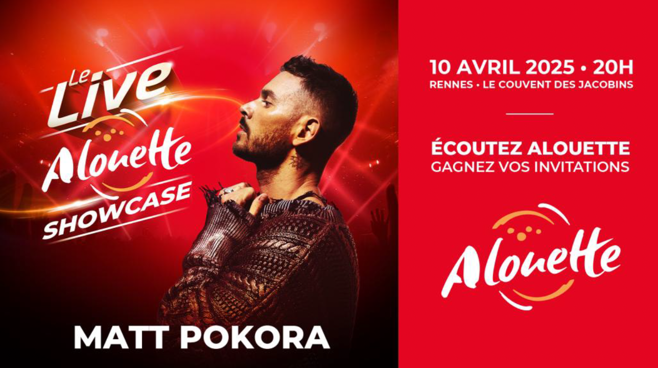 Alouette crée l’événement avec Matt Pokora en direct de Rennes