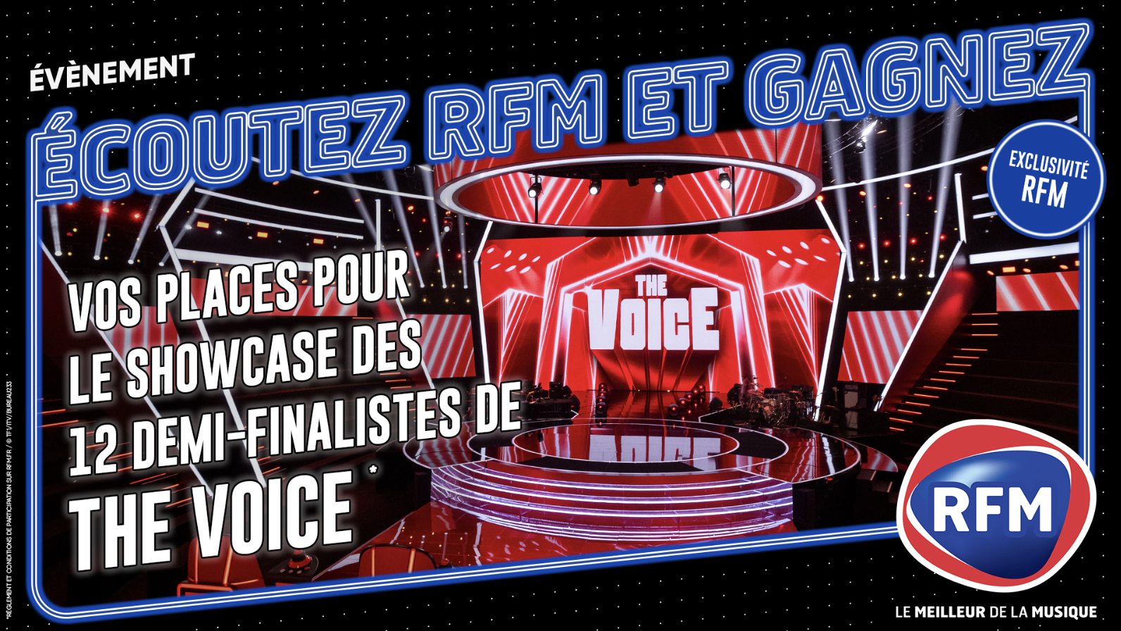 RFM et The Voice : un showcase exclusif avec les demi-finalistes à Paris