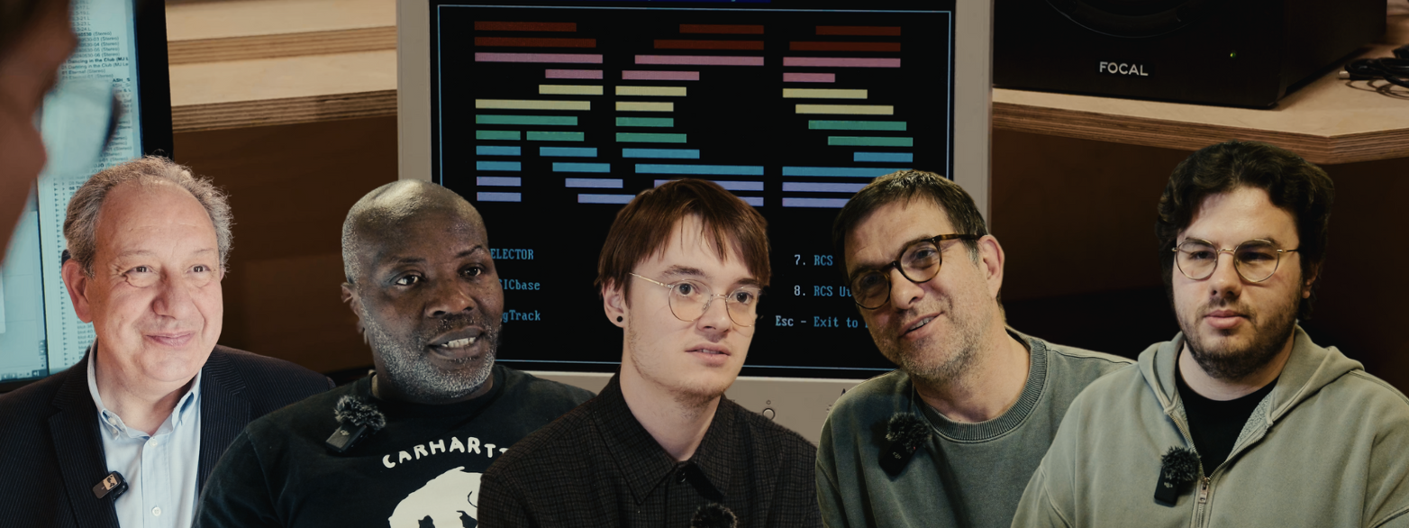 De gauche à droite : Lionel Guiffant (RCS Europe), Christian Zonta, Melvin Schlemer, Romain Dupont, Hugo Ducamp (Radio Nova) ©Alexandre Zimmermann