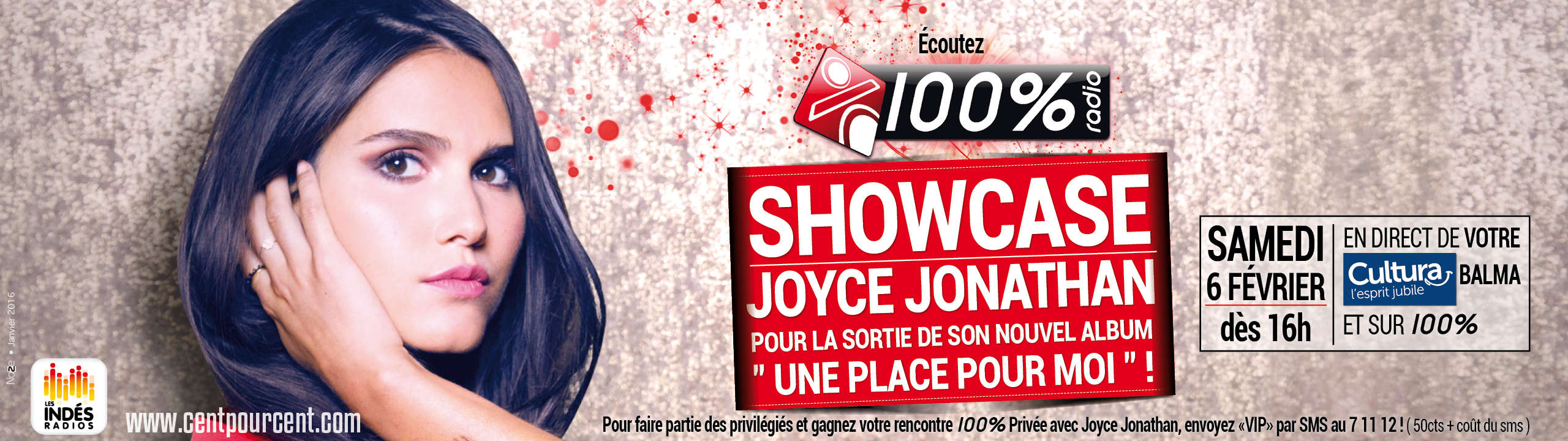 100% retransmet le showcase de Joyce Jonathan
