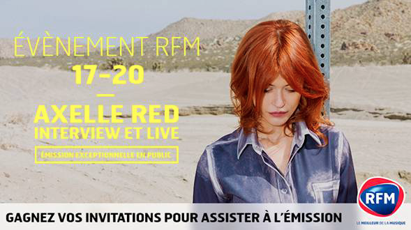 Axelle Red en live sur RFM